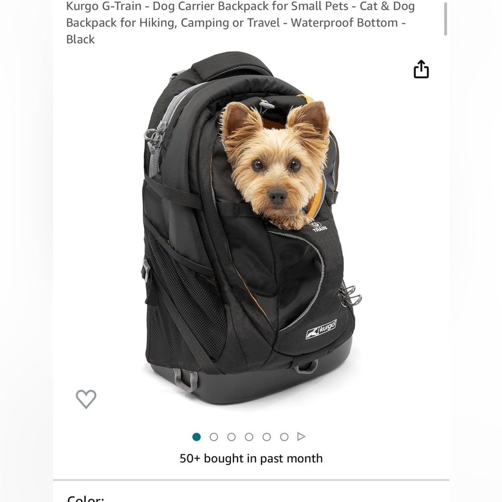Kurgo Dog Carrier Backpack